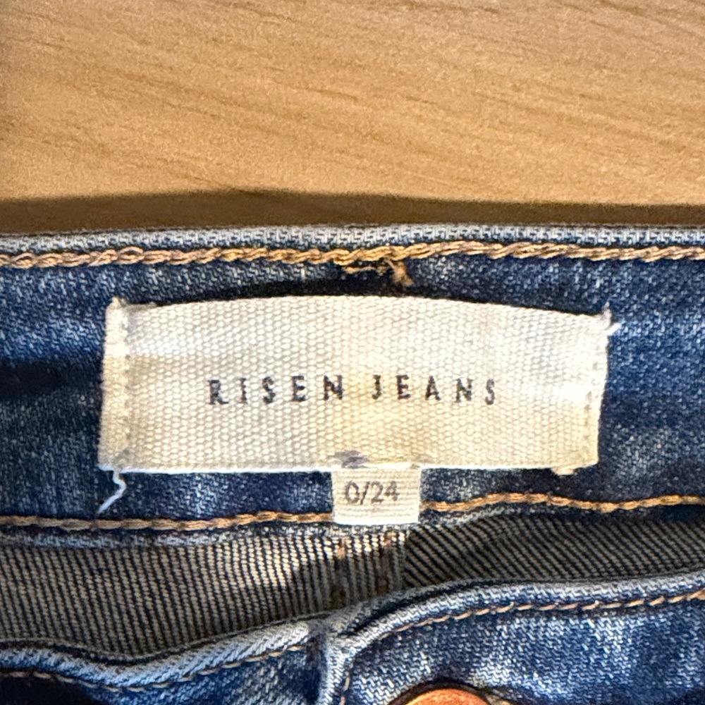 Denim Blue Straight Leg Women's Jeans - Picture 3 of 6